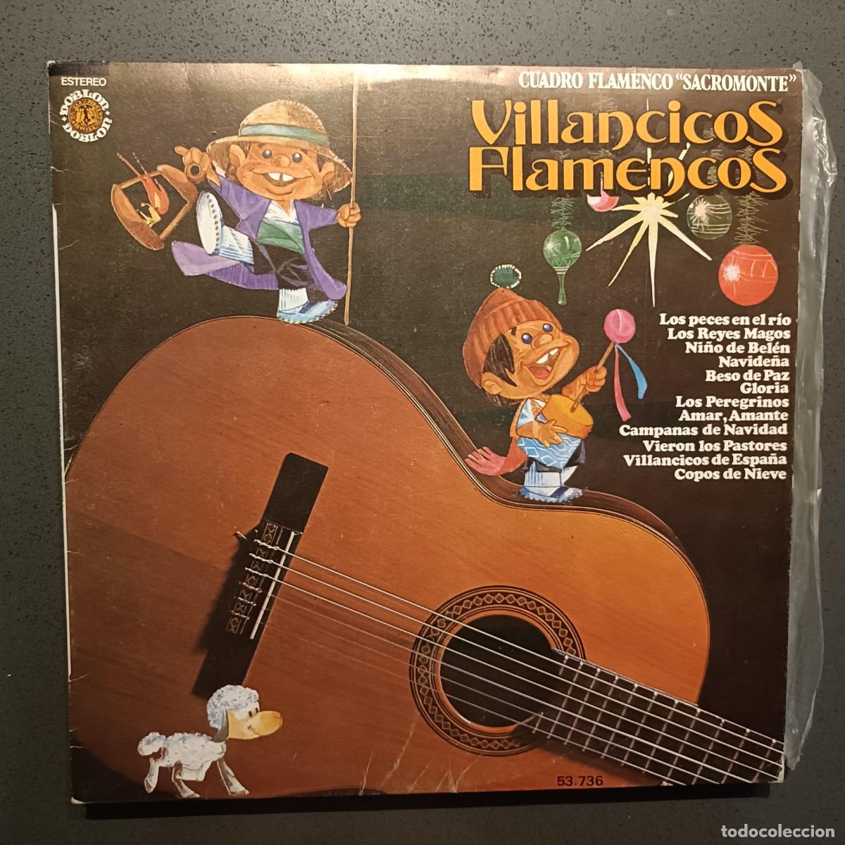Discos de vinilo: Villancicos Flamencos - Cuadro Flamenco Sacromonte - Lp. sello Dial Discos 1983