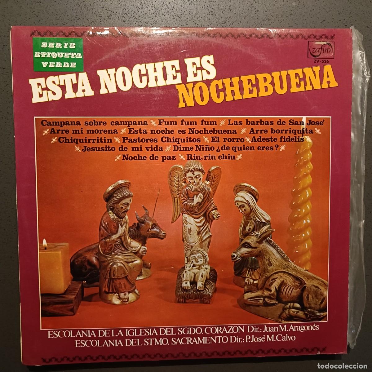 Discos de vinilo: Esta Noche es Nochebuena - Varios - LP. sello Zafiro 1969
