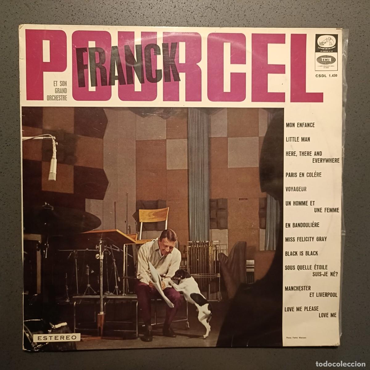 Discos de vinilo: Frank Pourcel et son Grand Orchestre - Amor, baile y violines -LP. sello La voz de su amo / EMI 1967