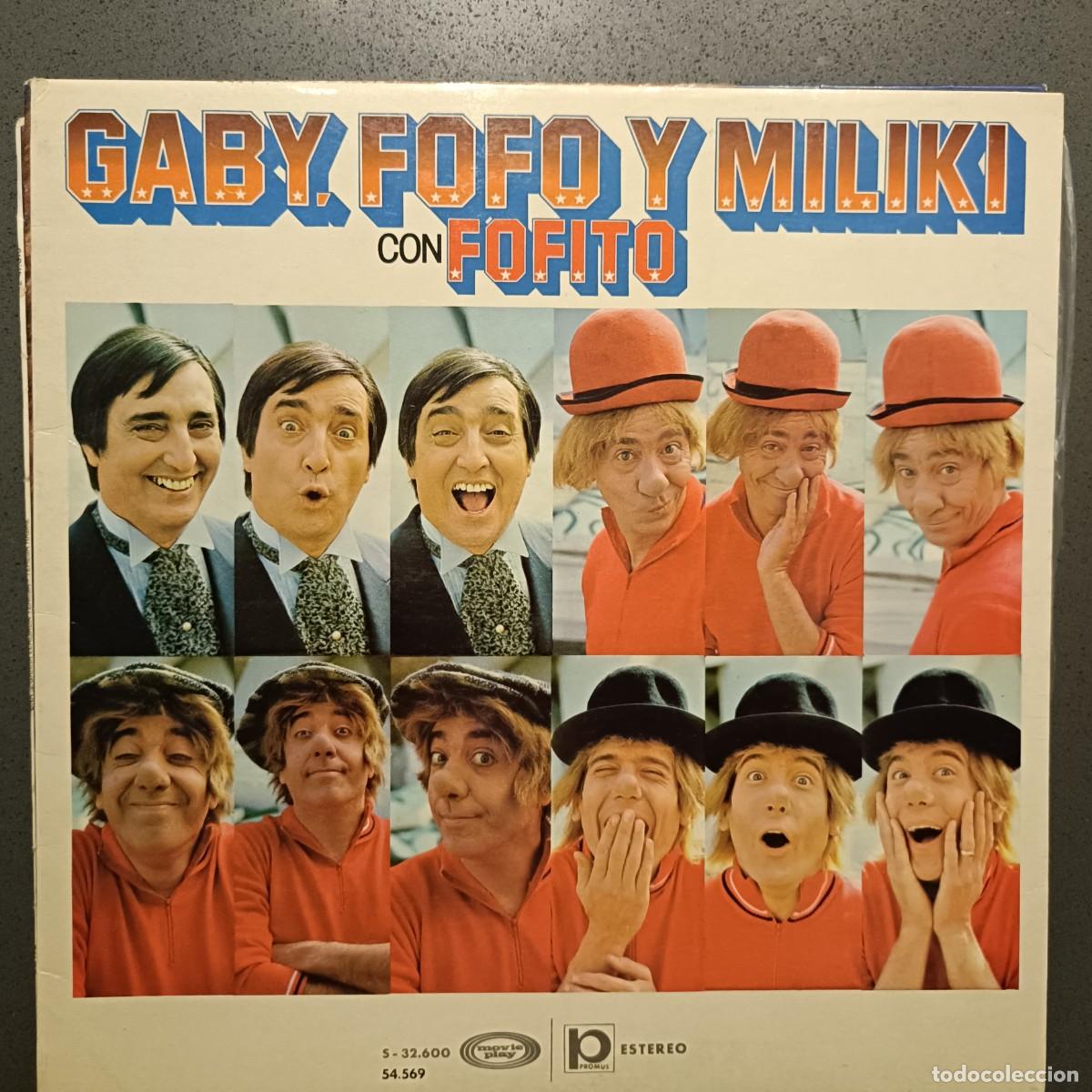 Discos de vinilo: Gaby, Fofo y Miliki con Fofito - LP. serllo MoviePlay 1974