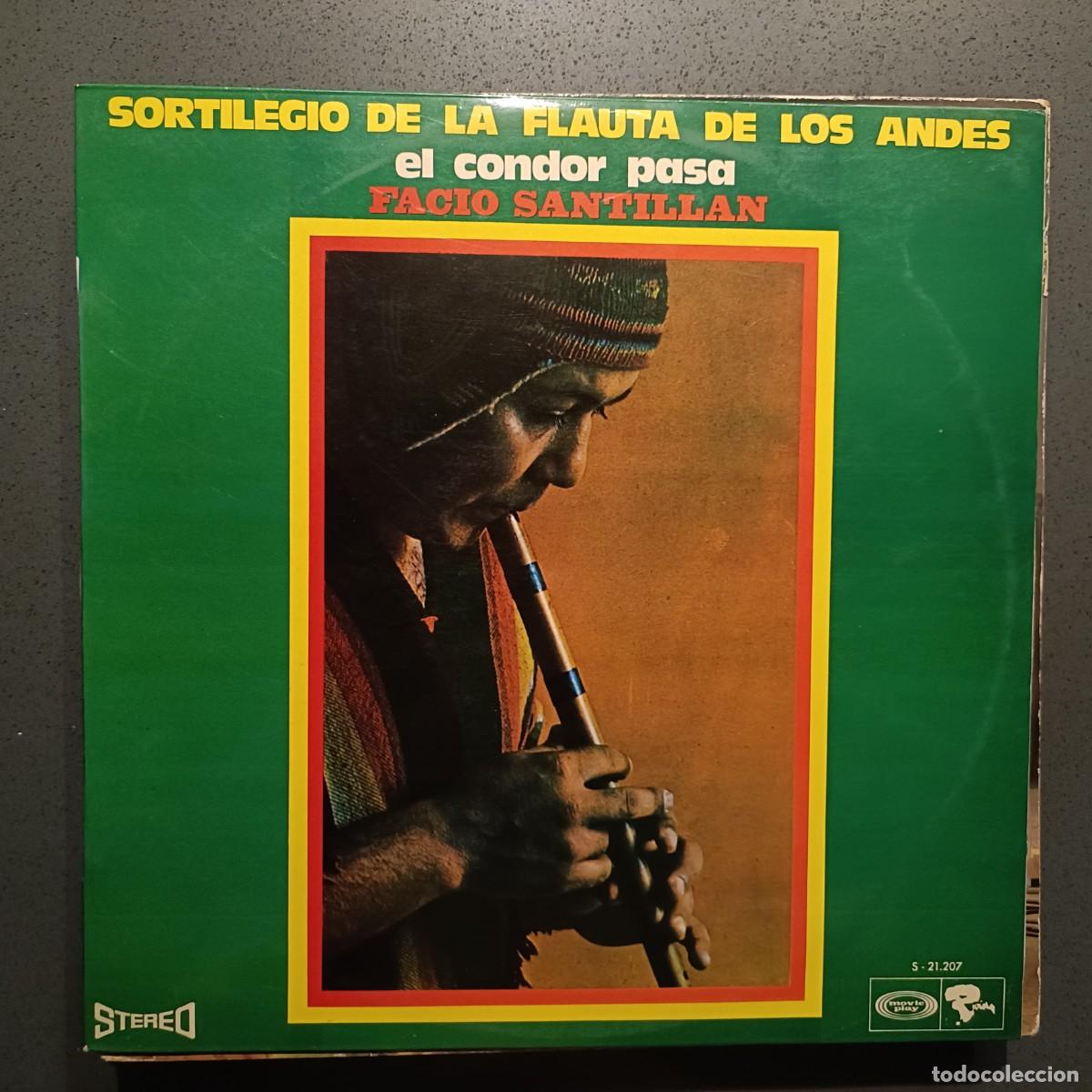 Discos de vinilo: Facio Santillan - Sortilegio de la Flauta de los Andes, Vol. 2 - El Condor Pasa - LP. MoviePlay 1970
