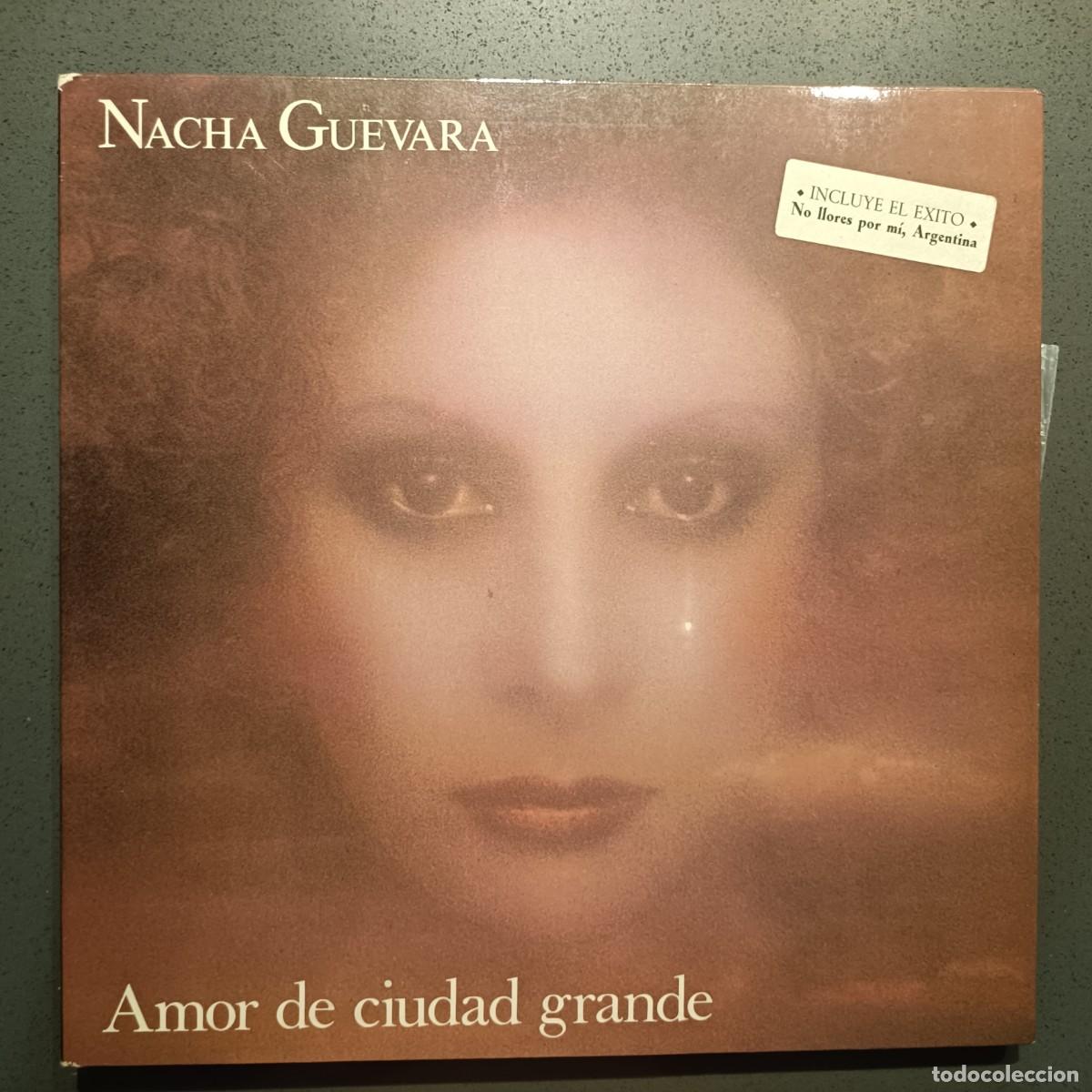 Discos de vinilo: Nacha Guevara - Amor de ciudad grande - LP. del sello Hispavox de 1977