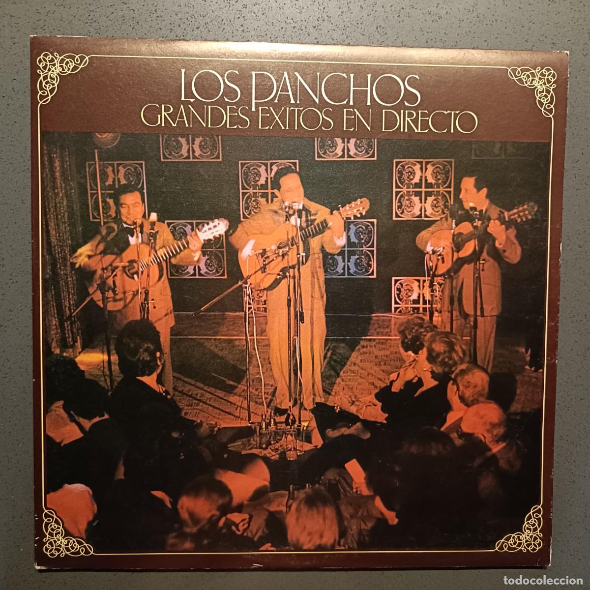 Discos de vinilo: Los Panchos - Grandes &Eacute;xitos en Directo - Doble LP. sello CBS 1978