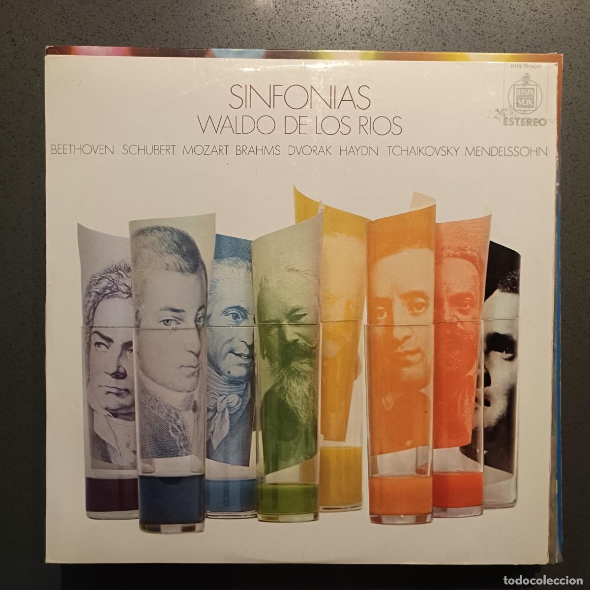 Discos de vinilo: Waldo de los Rios - Sinfon&iacute;as - LP. sello Hispavox 1970