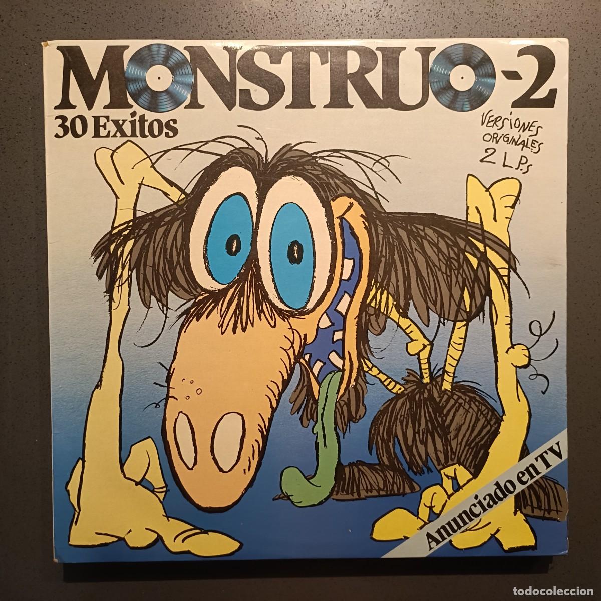 Discos de vinilo: Monstruo 2 - 30 &Eacute;xitos, Varios - Doble LP. sello Polystar 1984