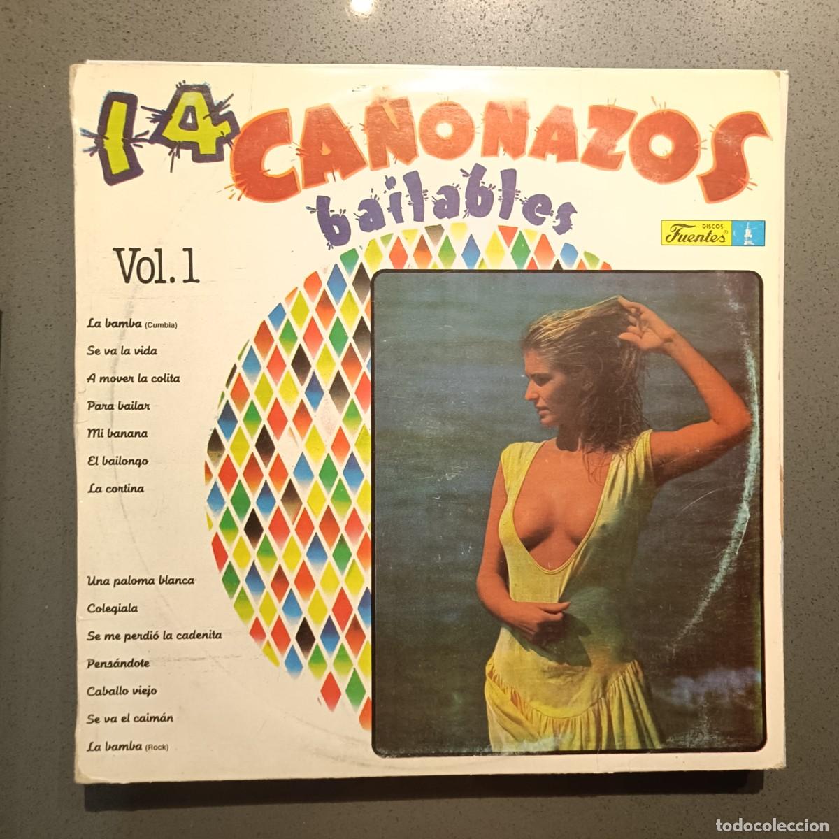 Discos de vinilo: 14 Ca&ntilde;onazos Bailables, vol. I - Varios - LP. sello Fonomusic 1987