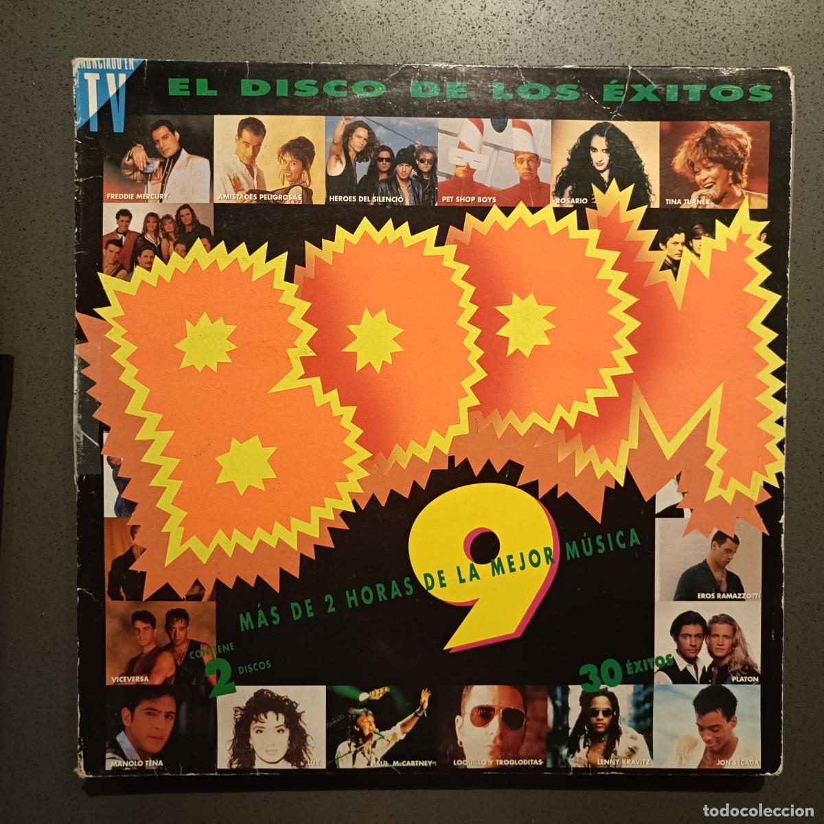 Discos de vinilo: &iexcl;Boom 9! El Disco de los &Eacute;xitos - Varios - Doble LP. sello EMI 1993