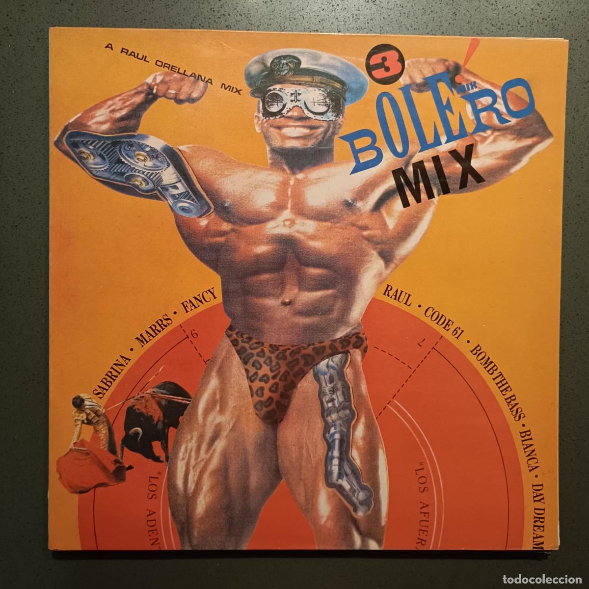 Discos de vinilo: Bolero Mix 3 - Sabrina, Marrs, Fancy, Raul, Code 61, Bianca, ... - LP. Blanco y Negro Music 1988