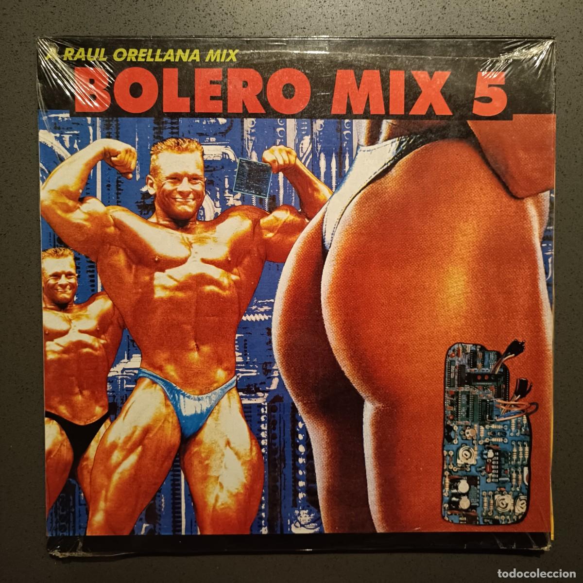 Discos de vinilo: Bolero Mix 5 a Ra&uacute;l Orellana Mix - Varios - LP. Blanco y Negro Music 1989