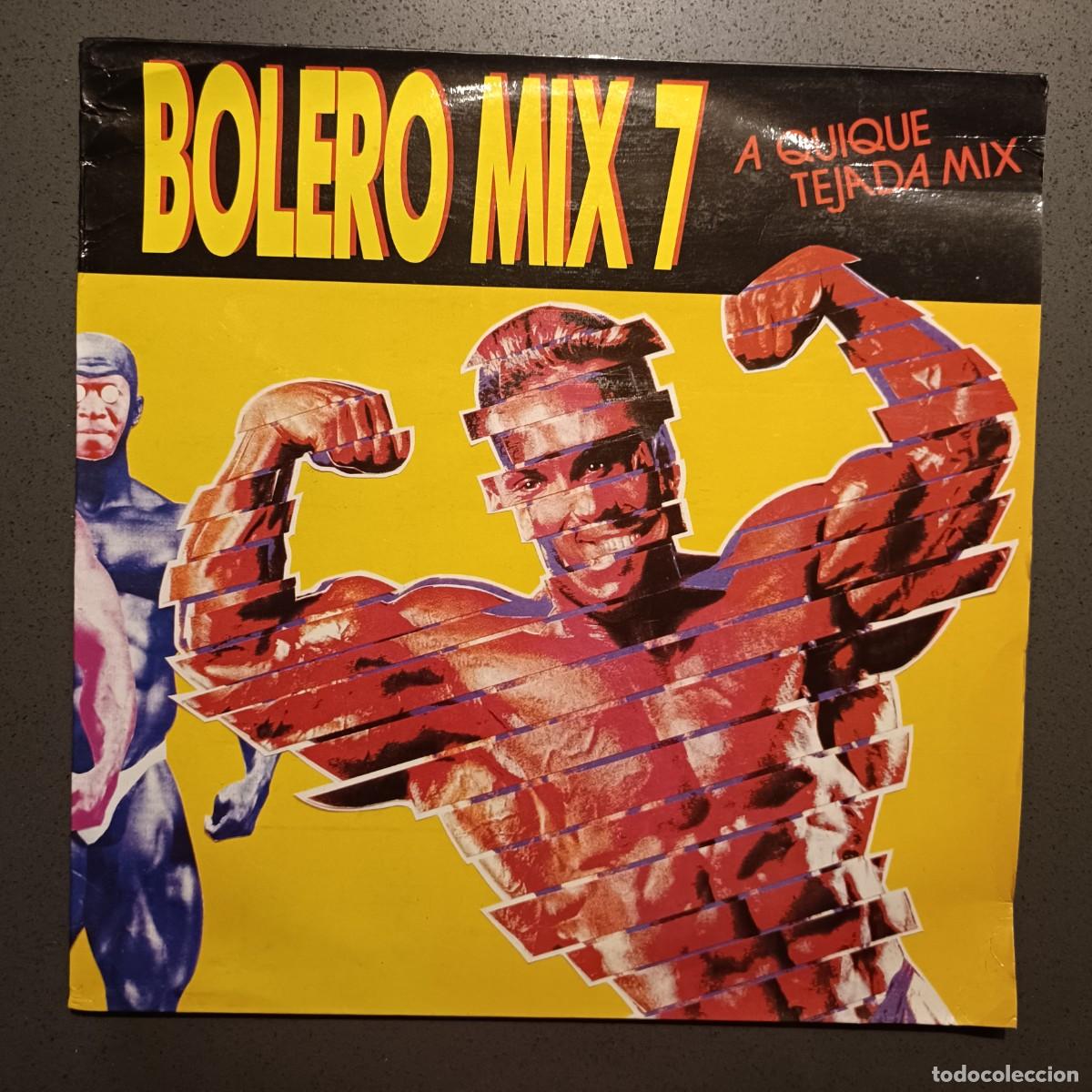 Discos de vinilo: Bolero Mix 7 a Quique Tejada Mix - Varios - LP. Blanco y Negro Music 1990