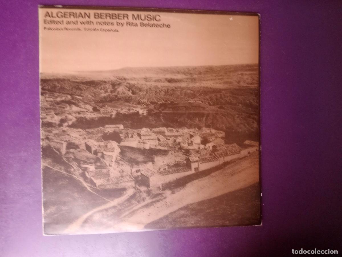 Discos de vinilo: Algerian Berber Music - LP FOLKWAYS 1986 - MUSICA BEREBER ARGELIA GRABADO A&Ntilde;OS 60, FOLK NORTE AFRICA