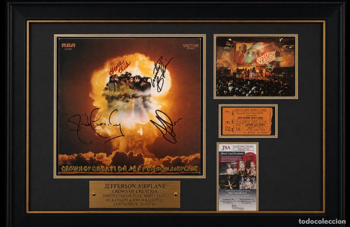 Discos de vinilo: Jefferson Airplane - &ldquo;CROWN OF CREATION&rdquo; ## SIGNED ALBUM &ndash; 4 AUTOGRAPHS AND MORE...