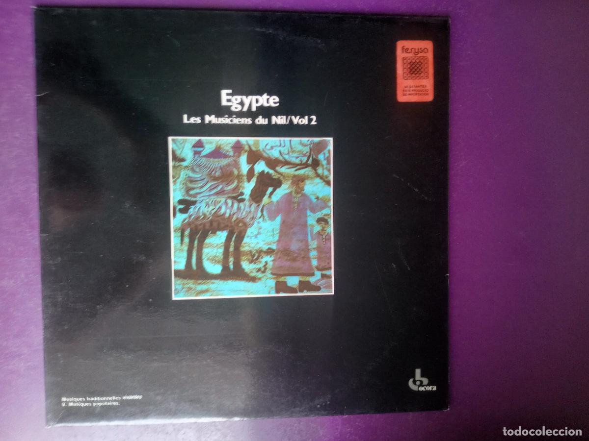 Discos de vinilo: Los m&uacute;sicos del Nilo &ndash; Egipto Vol. 2 - LP OCORA 1986 - FOLK, SIN APENAS USO -