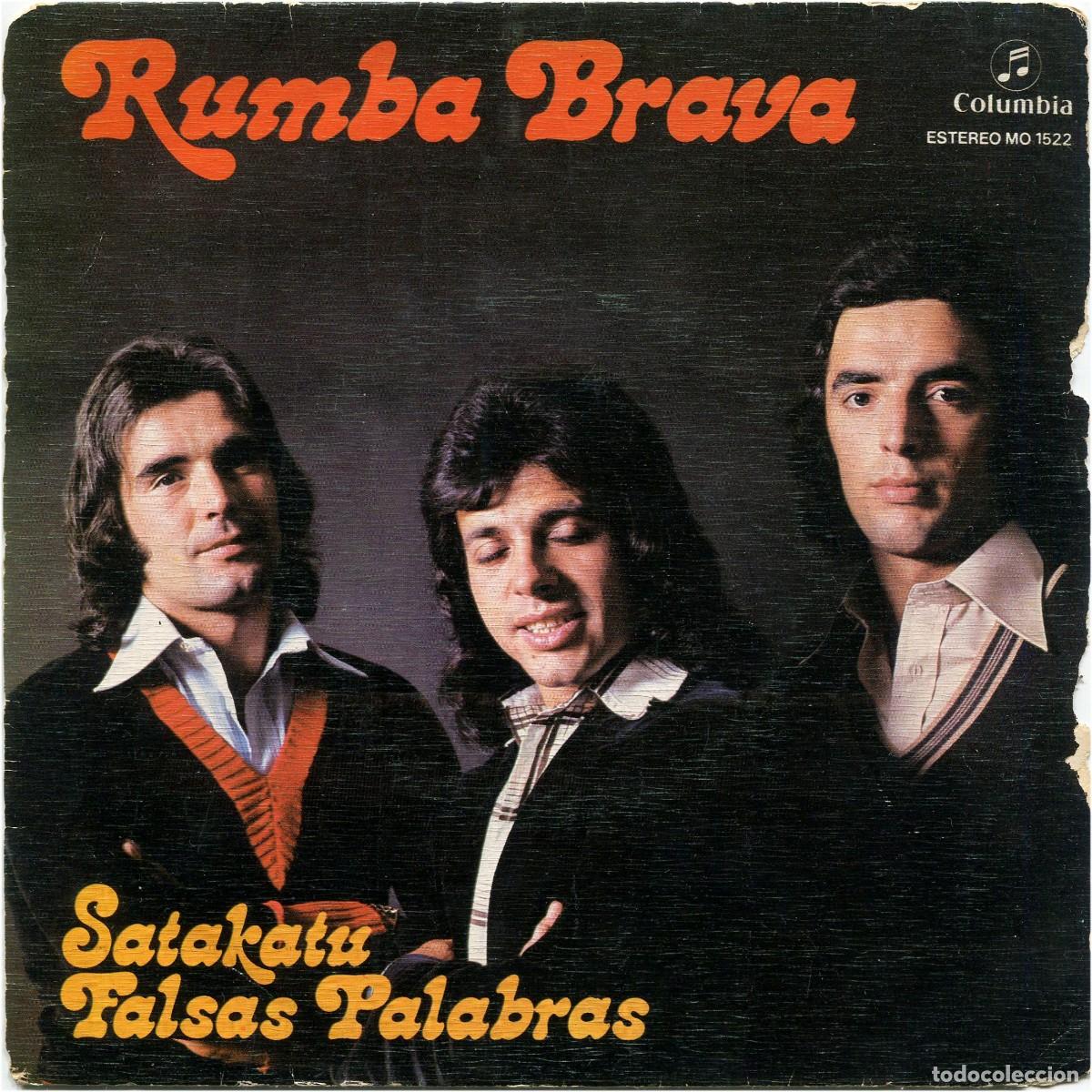 Discos de vinilo: Rumba Brava - Satakatu / Falsas Palabras - SG Spain 1975 -Columbia MO 1522 - EX/VG