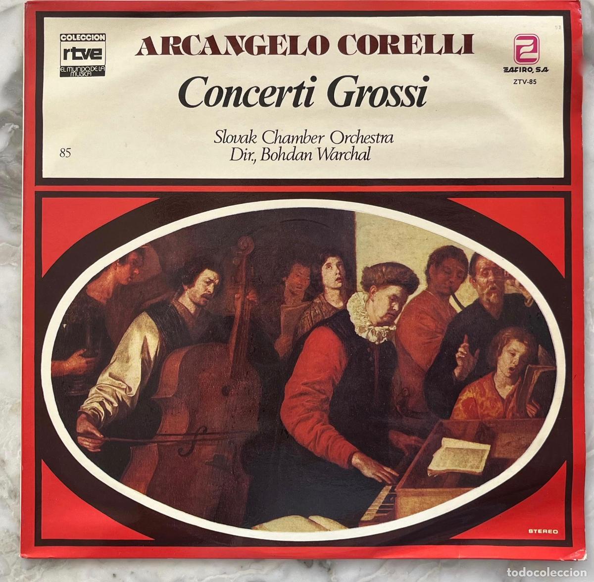 Discos de vinilo: ARCANGELO CORELLI. CONCERTI GROSSI. LP ORIGINAL ESPA&Ntilde;A RADIO TELEVISION ESPA&Ntilde;OLA