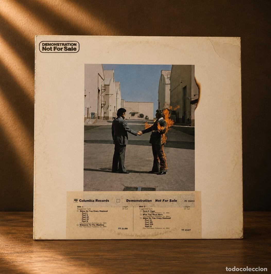 Discos de vinilo: Pink Floyd - &ldquo;Wish You Were Here - &rdquo;THE SPECIAL APPEAL OF A USA PROMOTIONAL COPY