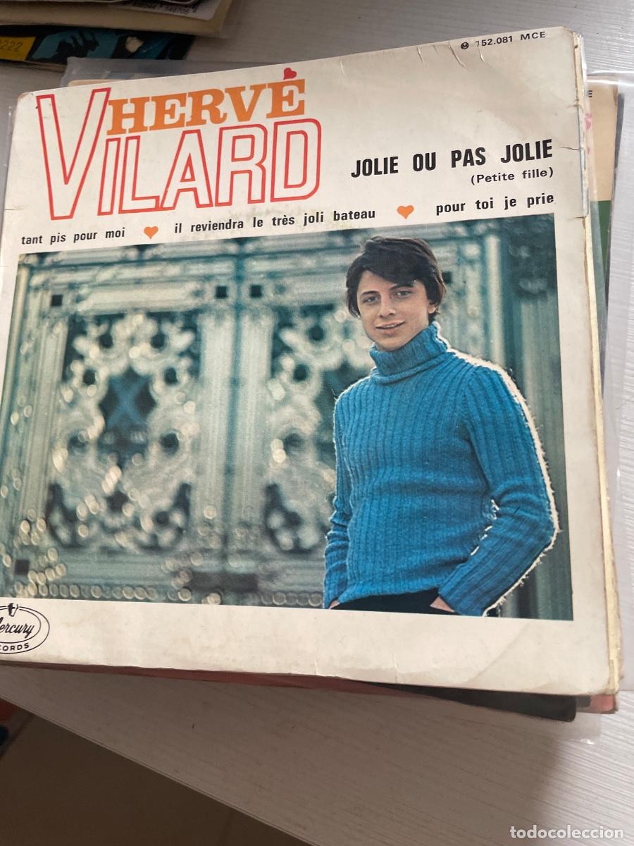 Discos de vinilo: Herve vilard jolie ou PAS jolie single
