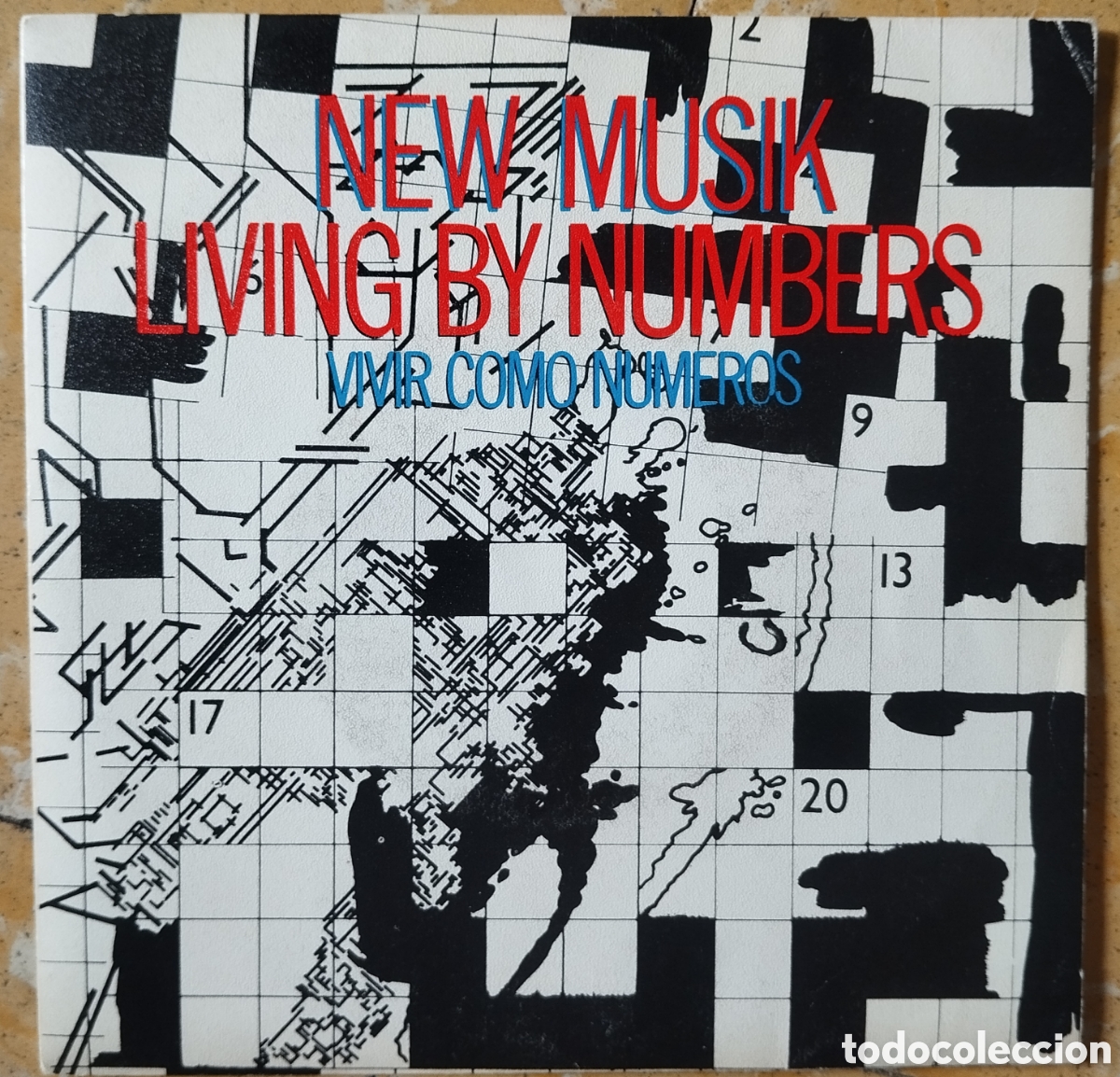 Discos de vinilo: New Musik - Living by numbers - single