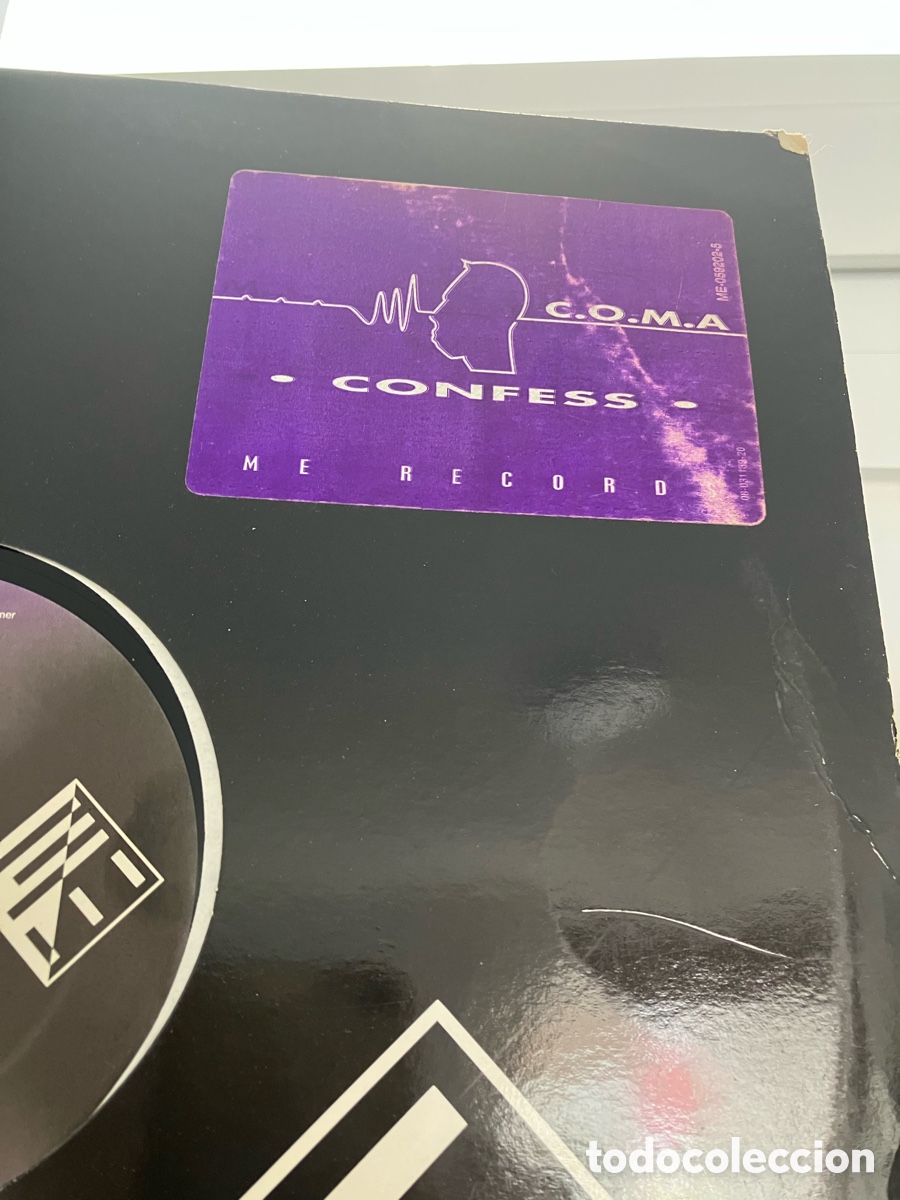 Discos de vinilo: C.O.M.A - Confess 12&rdquo; - Foto 2
