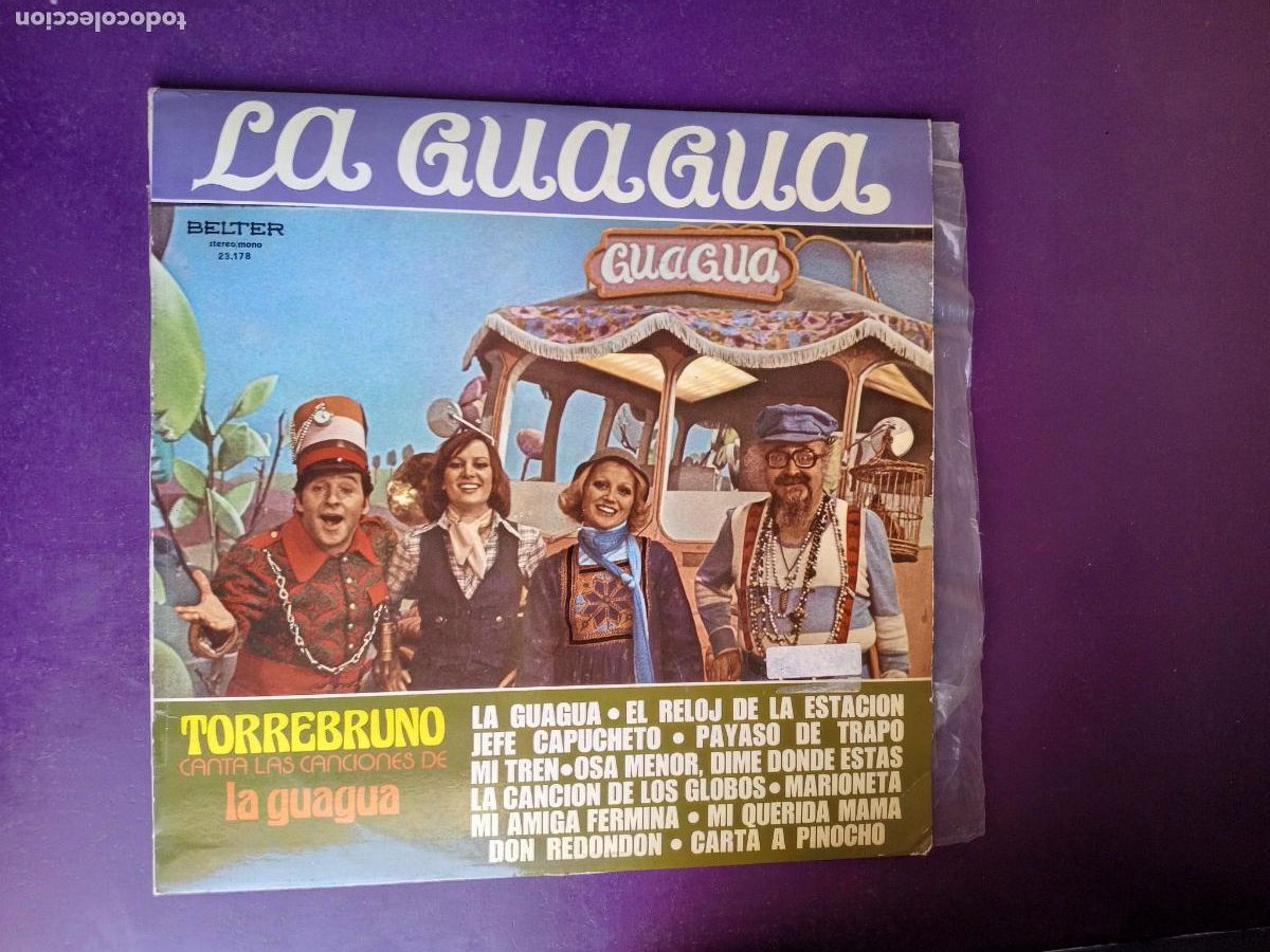 Discos de vinilo: Torrebruno Canta Las Canciones de La Guagua - LP BELTER 1976 - INFANTIL TV 70'S