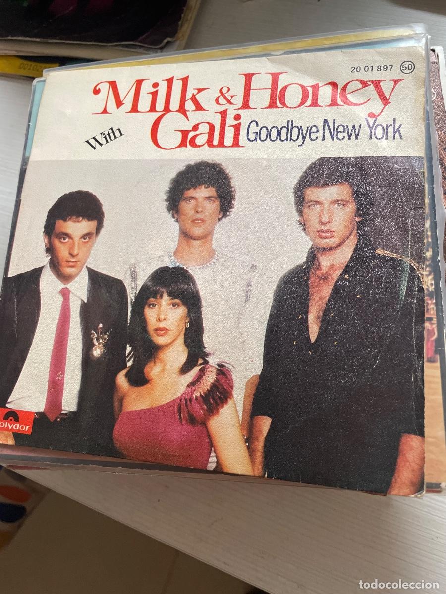 Discos de vinilo: Milk y honey with gali goodbye new york single