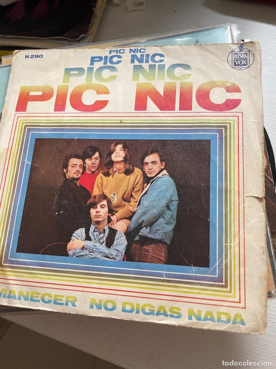 Discos de vinilo: Pic nic amanecer no digas nada single