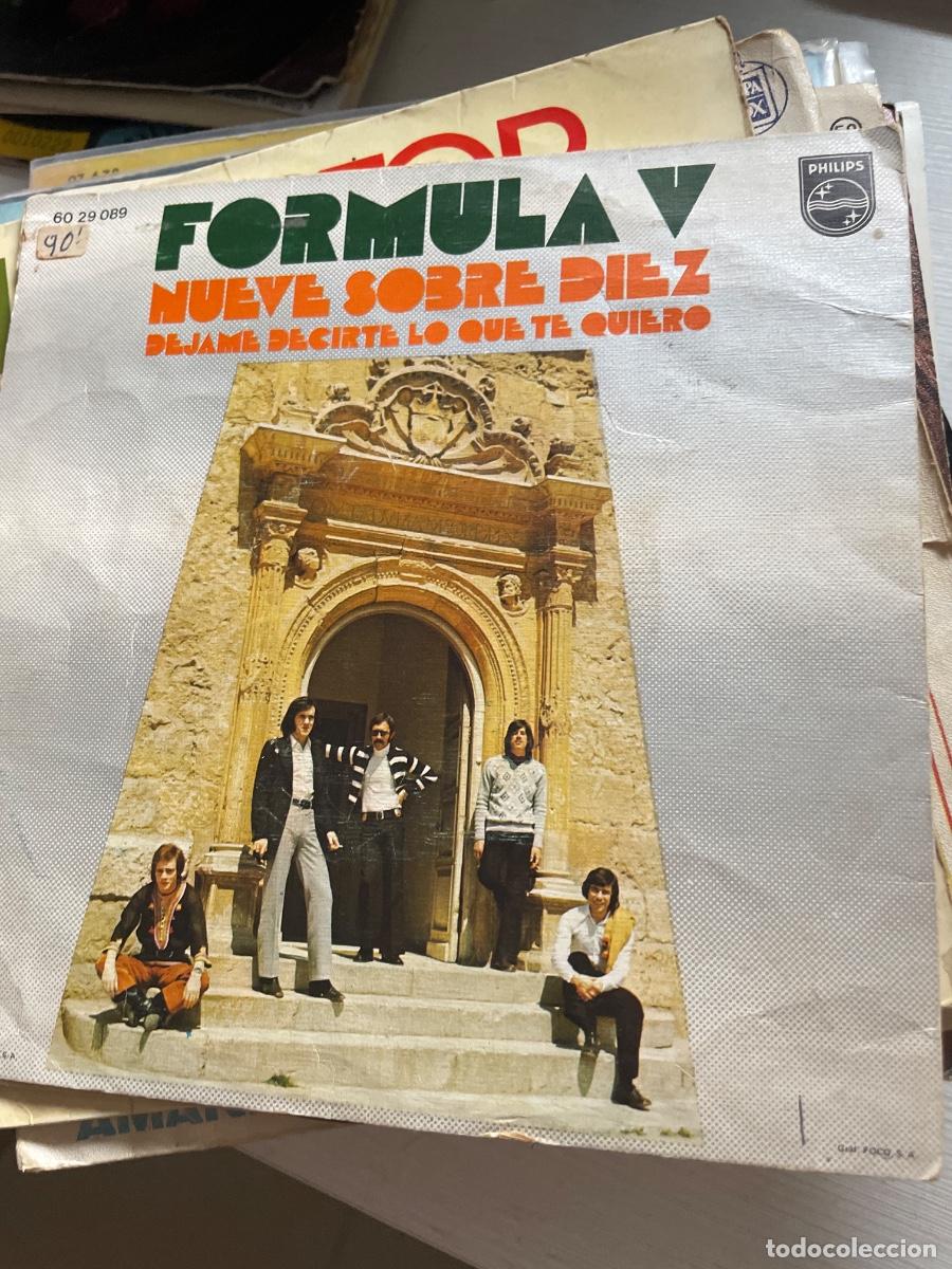 Discos de vinilo: F&oacute;rmula v nueve sobre diez single - Foto 2