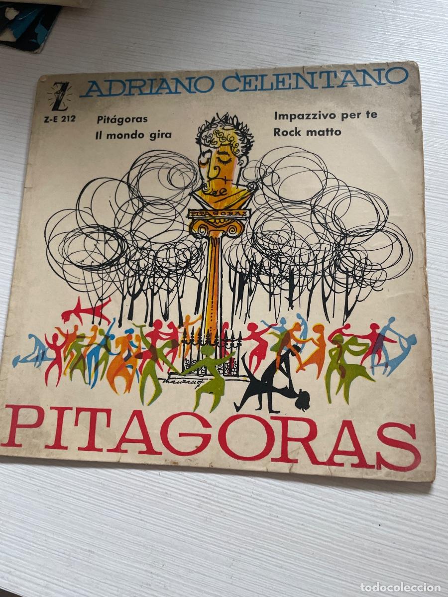 Discos de vinilo: Pitagoras Adriano celentano single - Foto 1