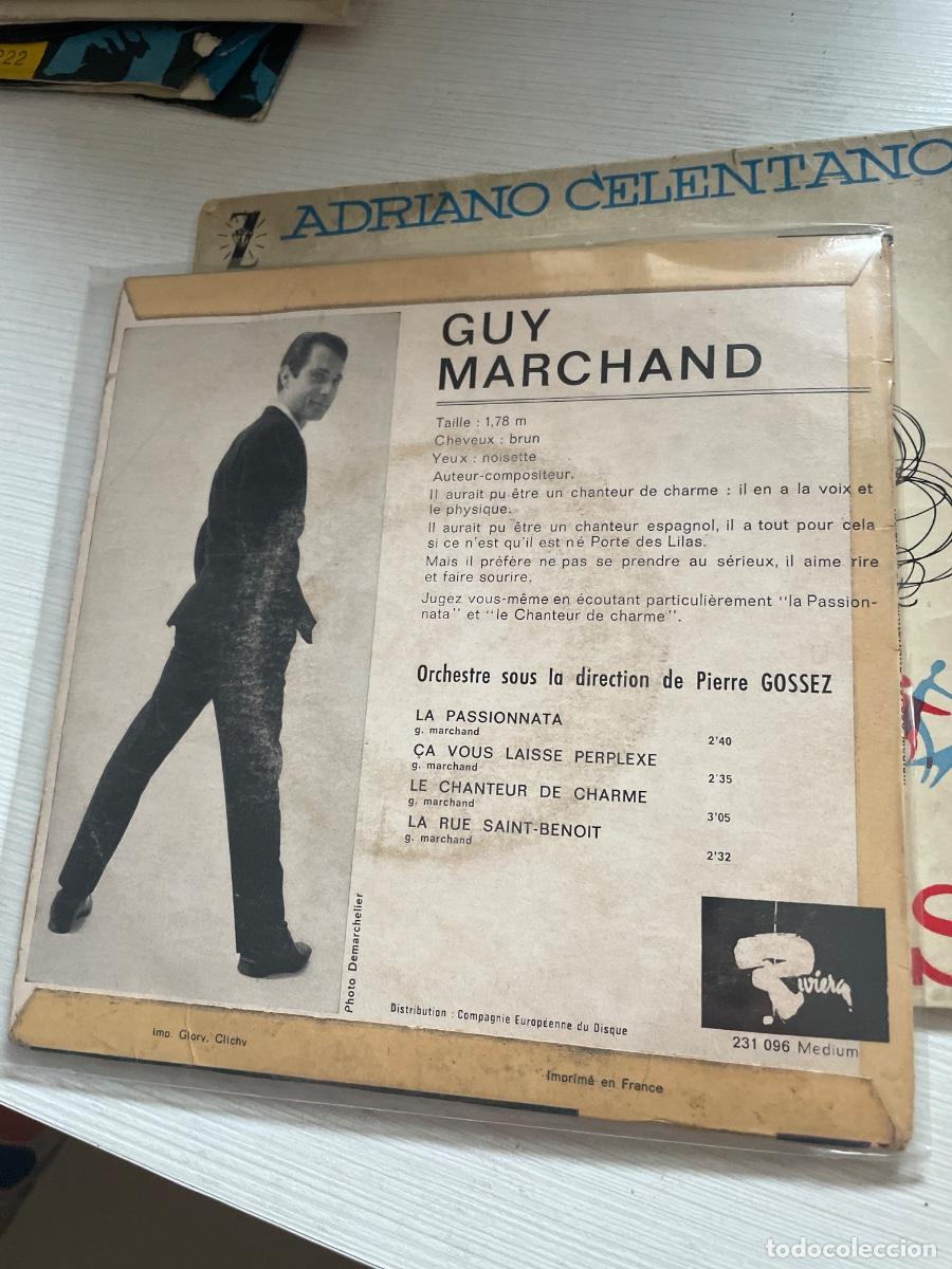 Discos de vinilo: Guy marchand la passionnata single - Foto 2
