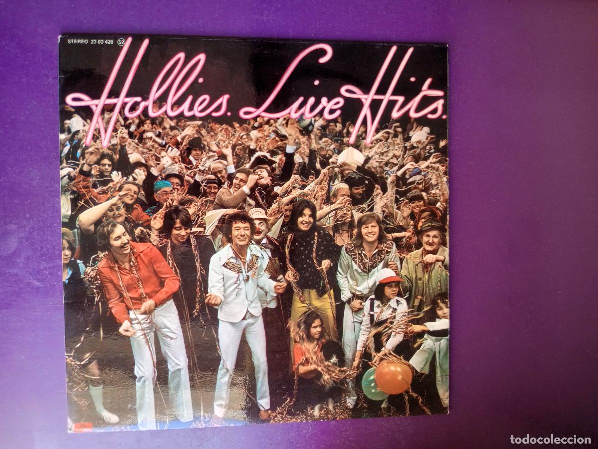 Discos de vinilo: The Hollies &lrm;&ndash; Hollies Live Hits - LP POLYDOR 1977 - SIN USO -