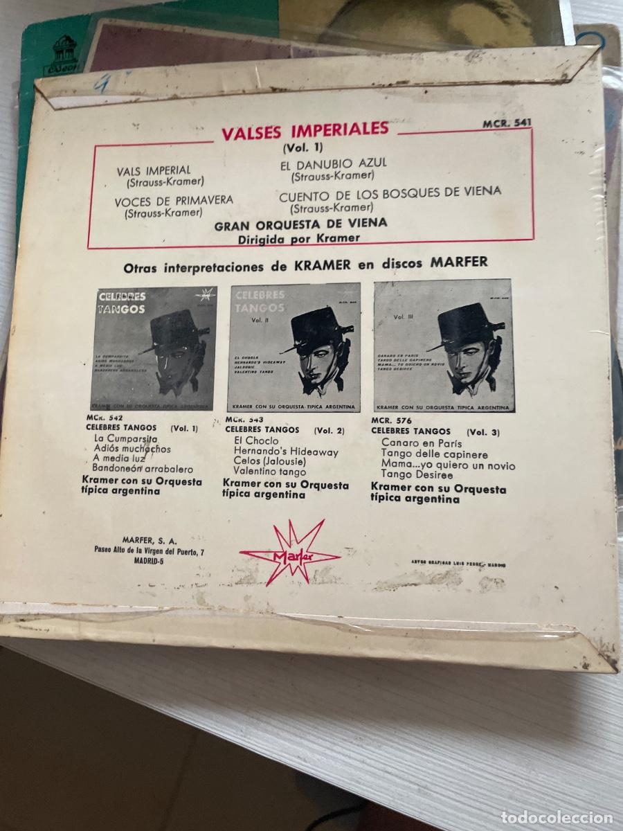 Discos de vinilo: Valses imperiales single - Foto 2