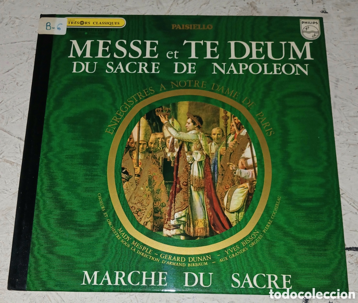 Discos de vinilo: Vinilo LP Deluxe con Libreto: Paisiello - Messe et Te Deum du Sacre de Napol&eacute;on / Marche du Sacre