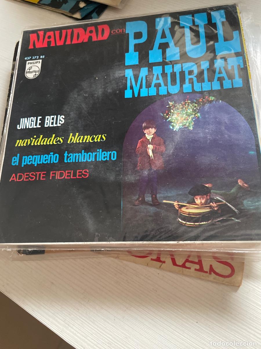 Discos de vinilo: Navidad con paul mauriat single
