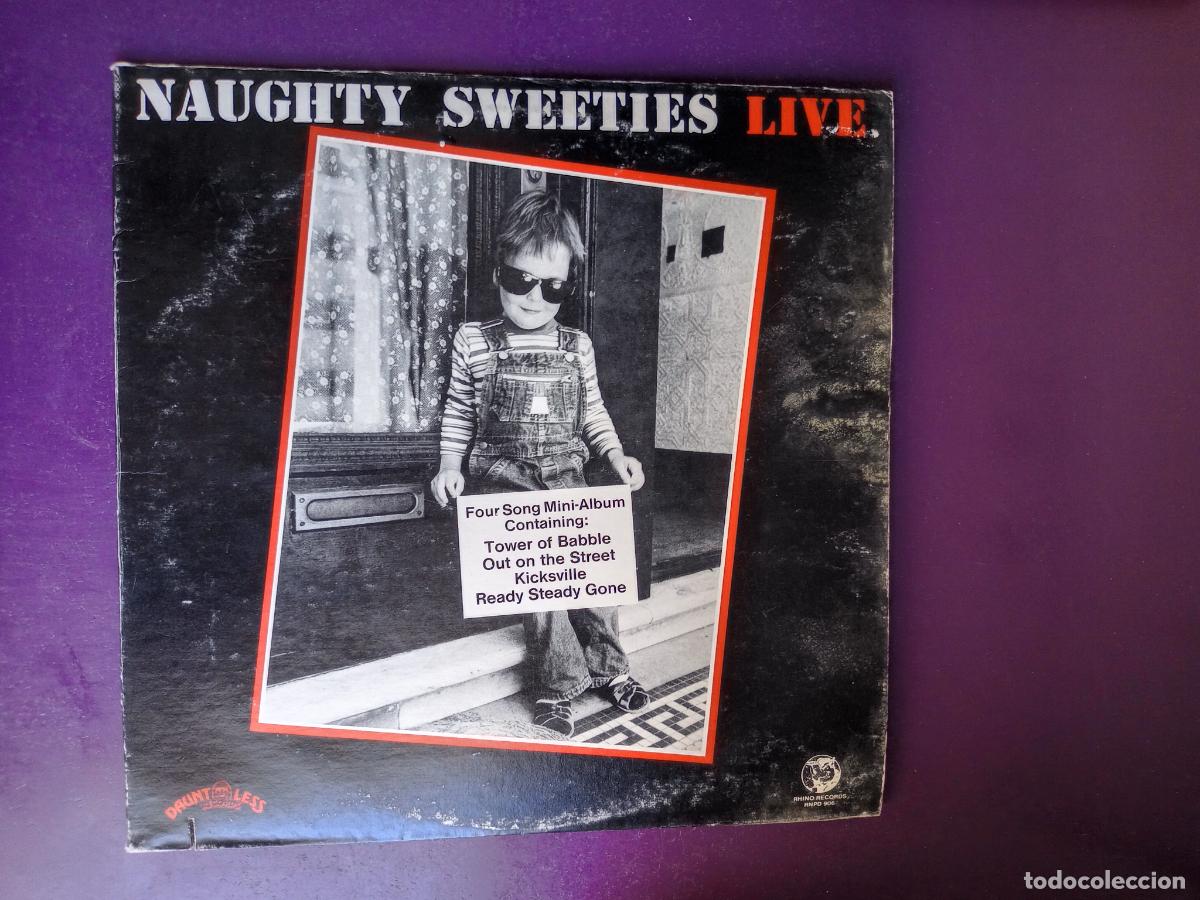 Discos de vinilo: Naughty Sweeties &ndash; Naughty Sweeties Live - MINI LP RHINO DAUNTLESS 1981 - NEW WAVE, POP ROCK 80'S