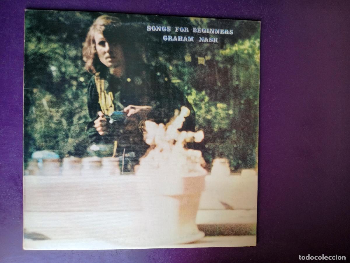 Discos de vinilo: Graham Nash &ndash; Songs For Beginners - LP ATLANTIC EDICION INGLESA DE 1973 - COUNTRY FOLK