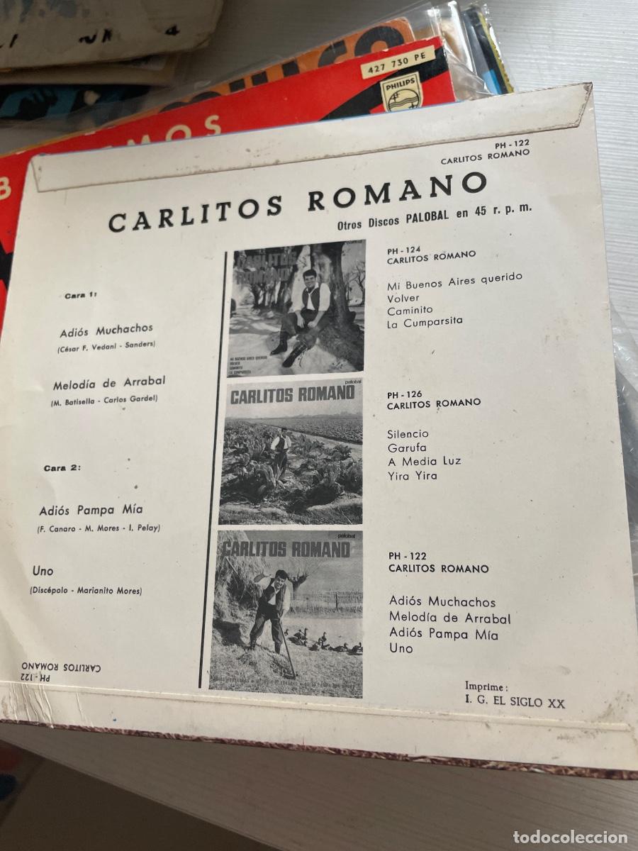 Discos de vinilo: Carlitos romanos single - Foto 2