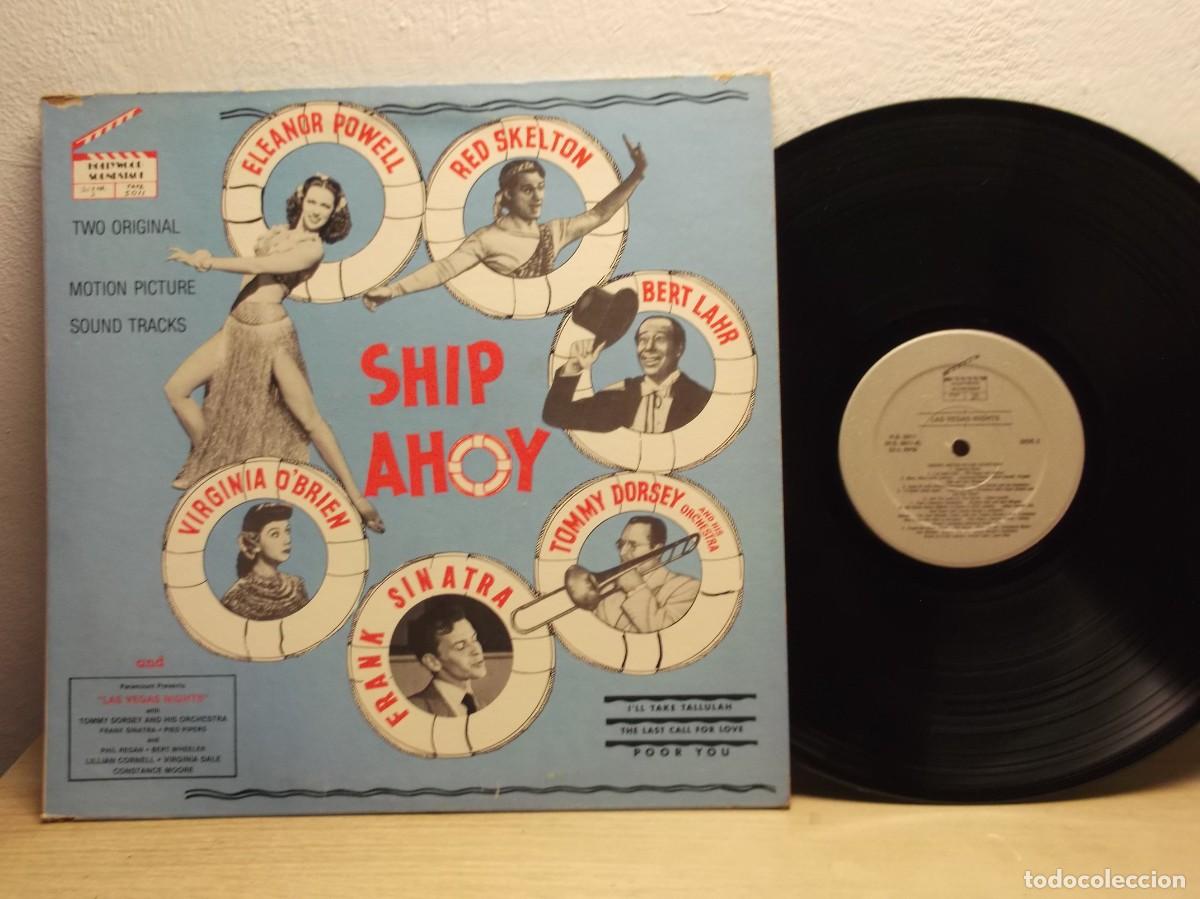 Discos de vinilo: SHIP AHOY + LAS VEGAS NIGHT 2 ORIGINAL MOTION PICTURE SOUND TRACK LP 1983