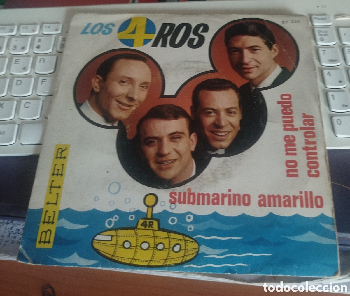 Discos de vinilo: Los 4 Ros - Submarino amarillo + 3