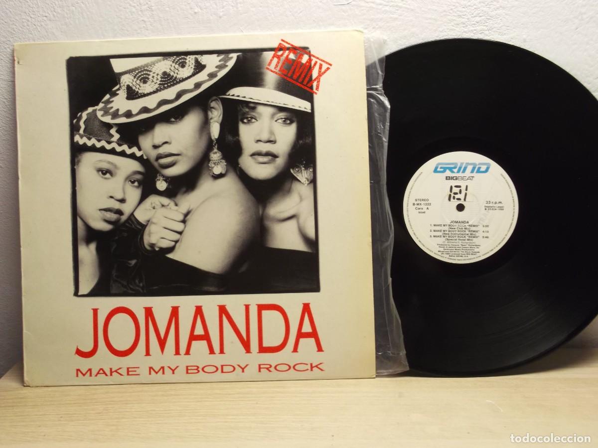 Discos de vinilo: JOMANDA Make My Body Rock (Remix) (1989) 12&rdquo; MAXI Single 45 RPM LP