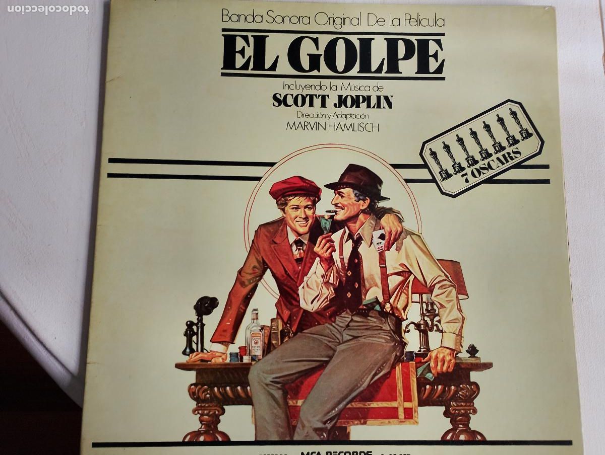 Discos de vinilo: Scott Joplin &ndash; El Golpe (Banda Sonora Original De La Pelicula) ed espa&ntilde;ola, 1974 Stage