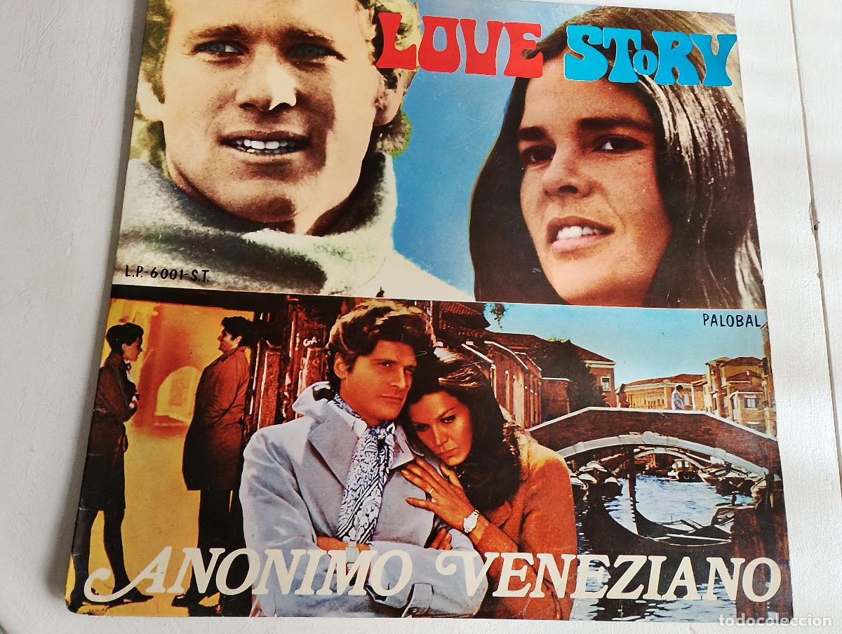 Discos de vinilo: An&oacute;nimo Veneciano / Love Story,1971, ed espa&ntilde;ola, Stage & Screen Soundtrack