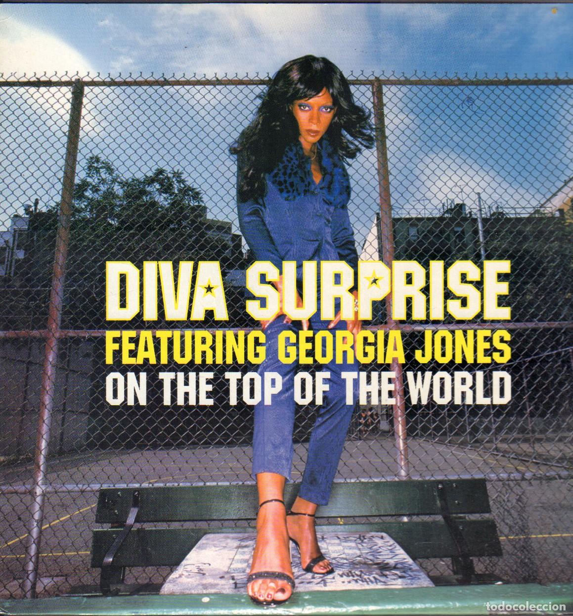 Discos de vinilo: GEORGIA JONES - DIVA SURPRISE / ON THE TOP OF THE WORLD / MAXISINGLE LE CLUB 1998 RF-26701