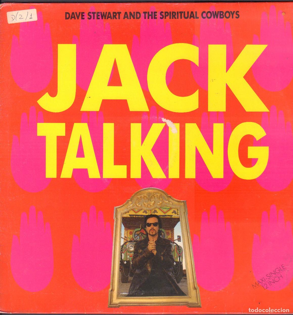 Discos de vinilo: JACK TALKING - DAVE STEWART AND THE SPIRITUAL COWBOYS / MAXISINGLE BMG 1990 RF-26707