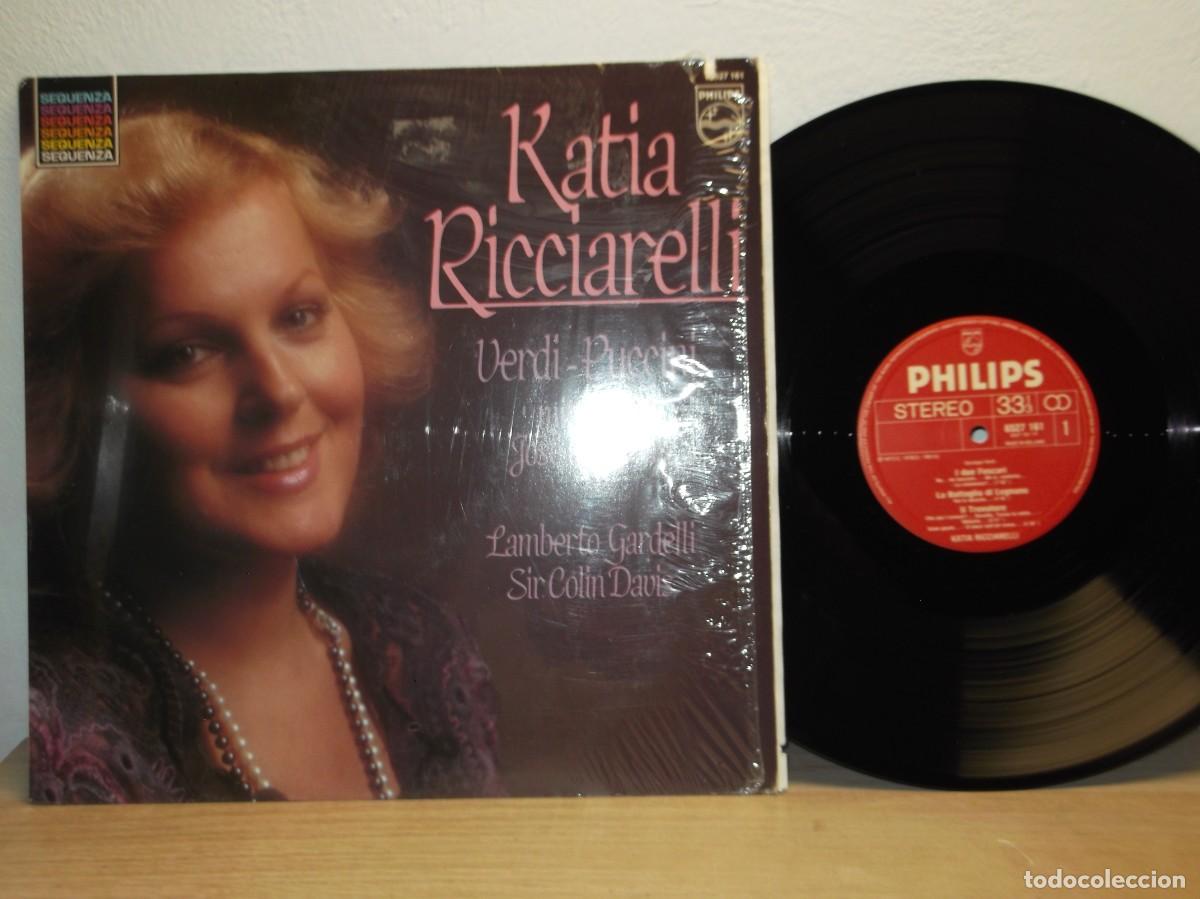 Discos de vinilo: Katia Ricciarelli &ndash; Verdi - Puccini With Jose Carreras LP