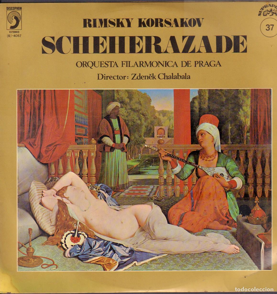 Discos de vinilo: RIMSKY KORSAKOV - SCHEHERAZADE / ORQUESTA FILARMONICA DE PRAGA / LP DISCOPHON RF-26723