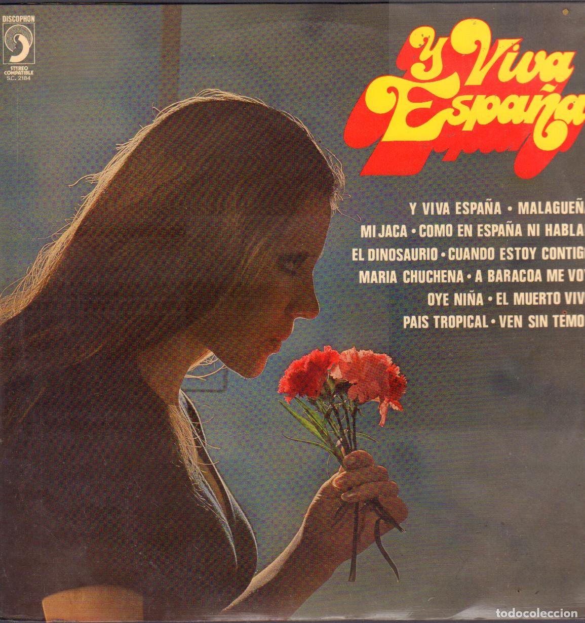 Discos de vinilo: Y VIVA ESPA&Ntilde;A - MALAGUE&Ntilde;A, MI JACA, EL DINOSAURIO, OYE NI&Ntilde;A.../ LP DISCOPHON 1973 RF-26726