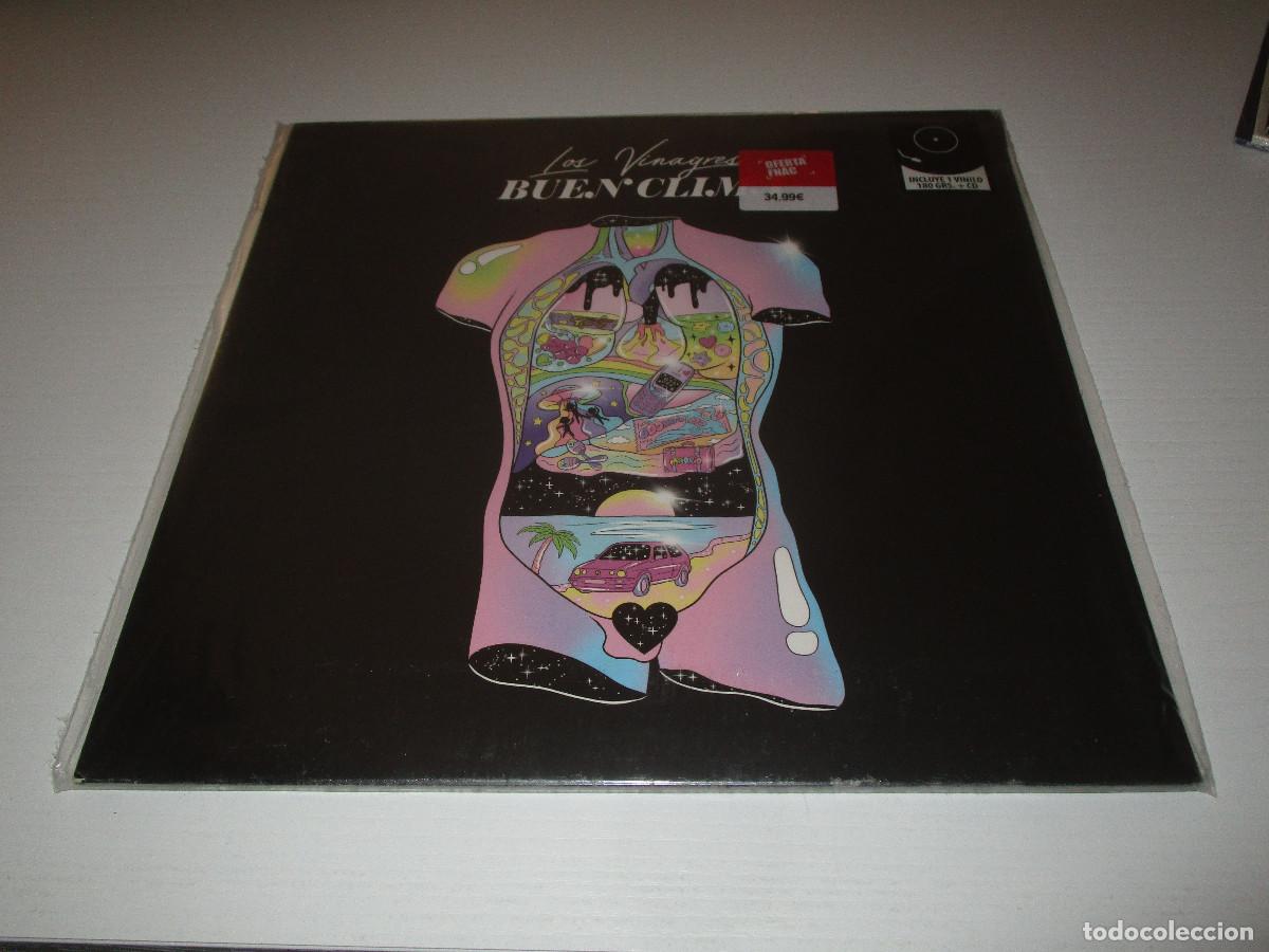 Discos de vinilo: LOS VINAGRES ( BUEN CLIMA ) - VINILO 180 GRS. + CD - NUEVO - 0190295079109 - GOLOSINA - MADRID
