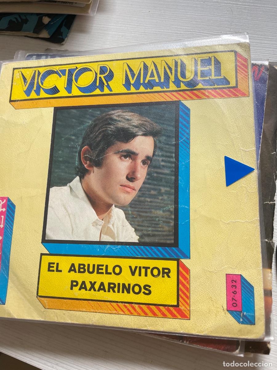 Discos de vinilo: V&iacute;ctor Manuel el abuelo v&iacute;tor single