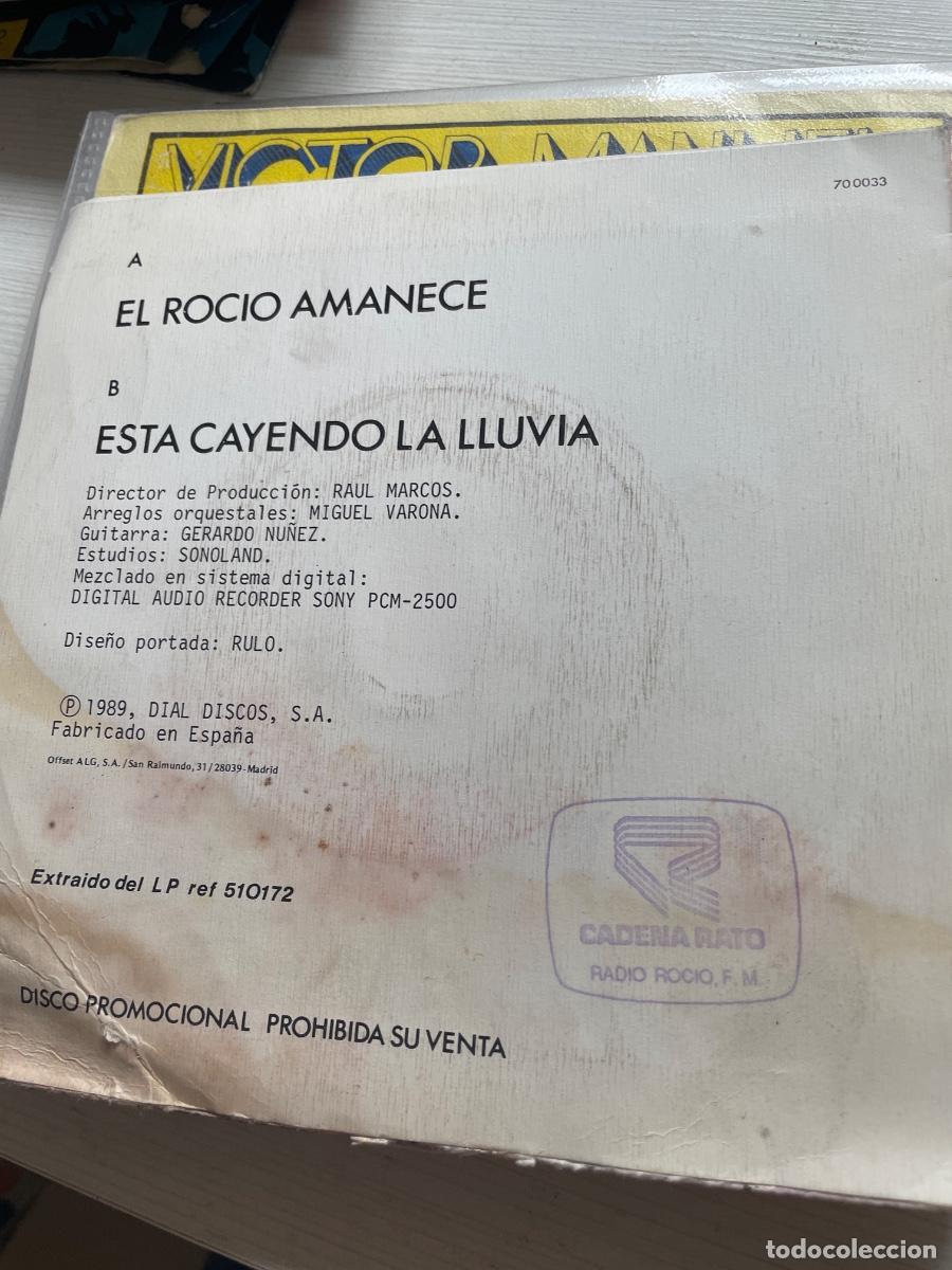 Discos de vinilo: El rocio amanece Mar&iacute;a al alba single - Foto 2