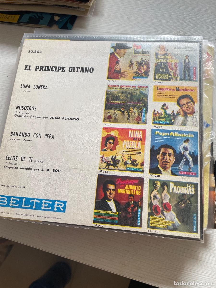 Discos de vinilo: El pr&iacute;ncipe gitano bailando con Pepa single - Foto 2